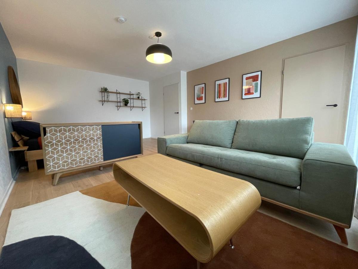 Апартаменты Grand Studio Joli Coeur - Calme Cosy Lumineux + Parking Нанси Экстерьер фото